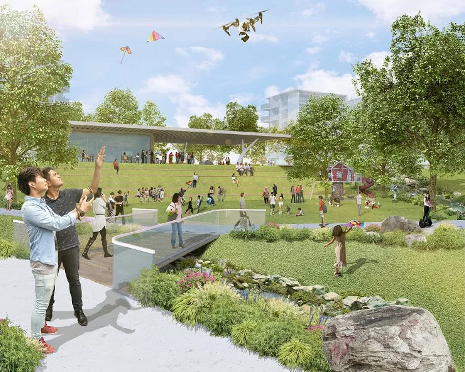 Planning concept for the future Community Plain near Amberwood at Holland